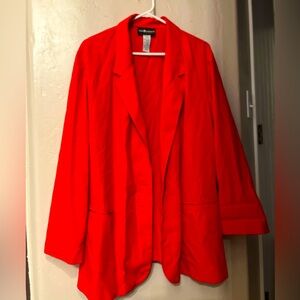 Red light summer blazer.  24w.